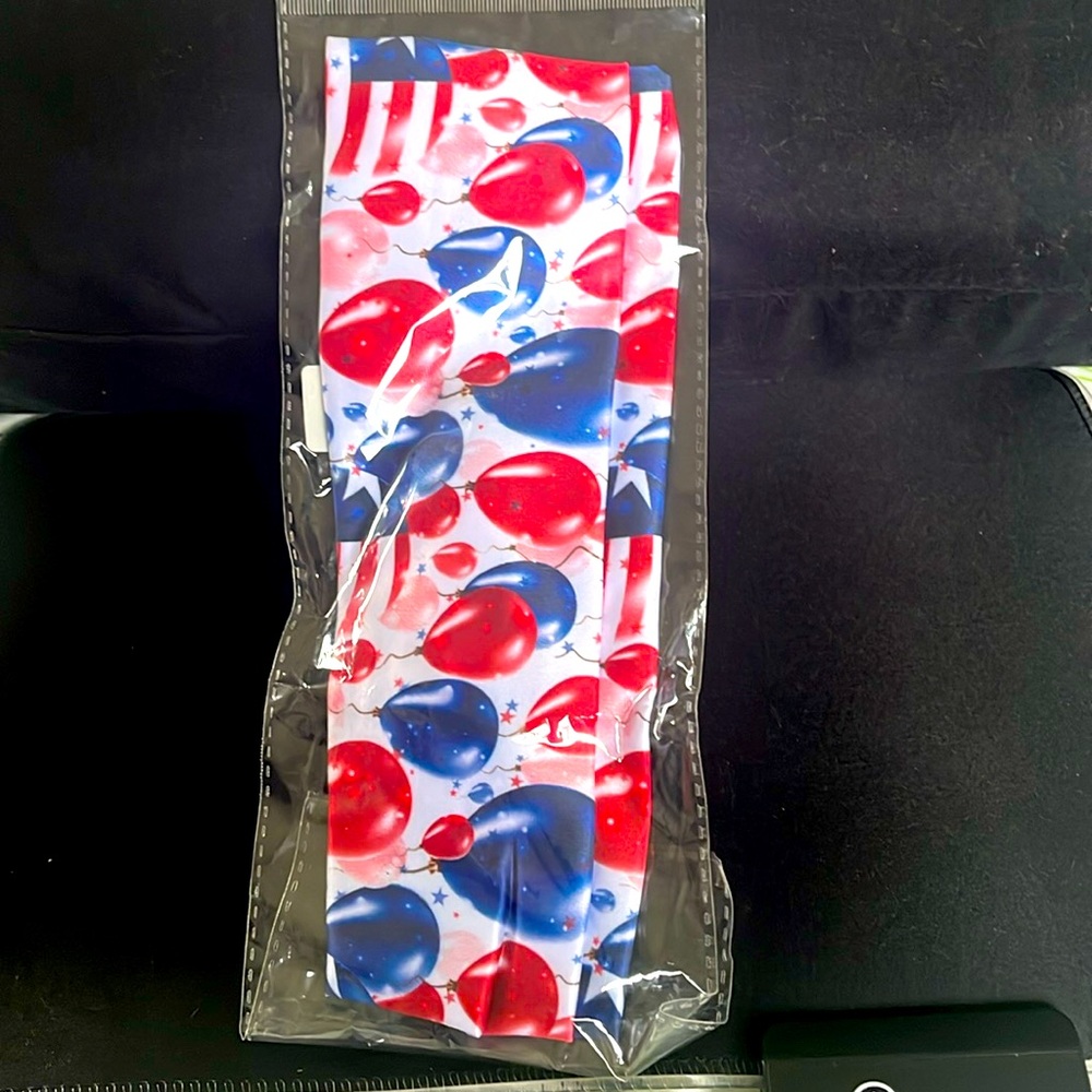Balloons and flags fourth hair band